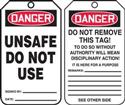 Danger Unsafe Do Not Use Tags